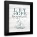 Kimberly Allen 11x14 Black Modern Framed Museum Art Print Titled - Let Love Hope 2