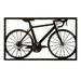 Wall bike metal decoration Metal Bicycles Wall Hanging Art Sculpture Decoration with Frame Metal wall hangings for living rooms offices and stores Metal decoration for indoor or outdoor walls
