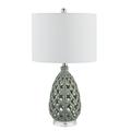 SAFAVIEH Quin 25 in. Moroccan Table Lamps Grey Set of 2