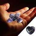 PhoneSoap Natural Dream Amethyst Flower Amethyst Heart-Shaped Love Ornaments Rough Polished Crafts A