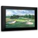 Harper Ethan 24x17 Black Modern Framed Museum Art Print Titled - Golf Course Study III