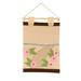 WH-LJF022-2 Pink Flowers Ivory/Wall Hanging/Wall Organizers/Wall Pocket/Wall Pocket