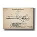 Epic Graffiti Cold War Era Guided Missile Blueprint Patent Parchment Canvas Wall Art 26 x18