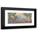 Ludwig von Hofmann 18x11 Black Modern Framed Museum Art Print Titled - Dance Ends with Veil (1905-06)