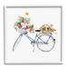 Stupell Industries Vintage Bicycle Flower Bouquet Baskets Butterflies 17 x 17 Design by Sally Swatland