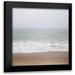 Marshall Laura 12x12 Black Modern Framed Museum Art Print Titled - Walk on the Beach