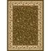 1593-1155-SAGE Como Rectangular Sage Green Traditional Italy Area Rug 5 ft. 3 in. W x 5 ft. 3 in. H