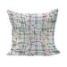 Map Fluffy Throw Pillow Cushion Cover Colorful Thin Lines Metro Scheme Transportation Network Diagram Outline Urban City Life Decorative Square Pillow Case 16 x 16 Multicolor by Ambesonne