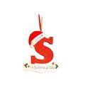 WANYNG Hangs Personalized Christmas 26 Letter Ornaments Personalized Christmas Letter Decorations LED llight S