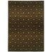 Style Haven Parker Tribal Lattice Area Rug Brown 3 10 x 5 5 Synthetic Polypropylene Ikat 4 x 6