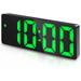 Sufanic Digital Alarm Clock LED Clock with Temperature Display Adjustable Brightness
