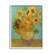 Stupell Industries Van Gogh Sunflowers Post Impressionist Painting Framed Art Print Wall Art 11x14 By Vincent Van Gogh