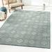 LR Home Vlora Frey Geometric Contemporary Indoor/Outdoor Performance Area Rug Light Blue/Navy 7 9 x 9 9