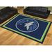 NBA - Minnesota Timberwolves 8 x10 Rug