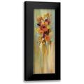 Vassileva Silvia 11x24 Black Modern Framed Museum Art Print Titled - Tall Autumn Flowers I