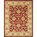 SAFAVIEH Heritage Valery Traditional Wool Area Rug Red/Ivory 7 6 x 9 6