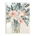 Stupell Industries Beautiful Blue Pink Flower Bouquet Painting Delicate Blossoms Drawings Unframed Art Print Wall Art 10x15 by Nina Blue