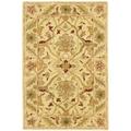 SAFAVIEH Antiquity Toireasa Traditional Floral Wool Area Rug Ivory 3 x 5