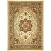 SAFAVIEH Lyndhurst Miranda Traditional Bordered Area Rug Ivory/Red 8 x 8 Round