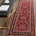 SAFAVIEH Lyndhurst Isadora Traditional Bordered Runner Rug Red/Black 2 3 x 12