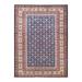 Hand-Knotted Wool Tribal Traditional Blue Area Rug 5 1 x 7 0