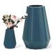 ERTUTUYI Vase Creative New Pe Durable Vase office Vase Multi Color Dry Flower Vase Blue
