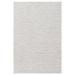 LR Home Bella Serene Ivory/Brown Modern Striped Wool Area Rug 7 9 x 9 9