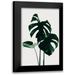 1x Studio III 13x18 Black Modern Framed Museum Art Print Titled - Monstera Natural 29