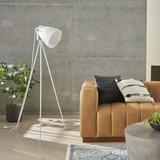 Nourison 57 Tripod Floor Lamp Modern Industrial Transitional for Bedroom Living Room Office White