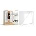 Patchwork Acrylic Mirror Frameless Small Wall Mirror Wall-Mounted Mirror for Home Bedroom Gym Door