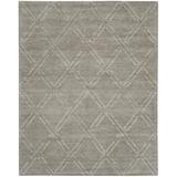 Nourison Venosa Geometric Indoor Area Rug - 7 9 x 9 9 Grey/Ivory