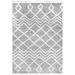 nuLOOM Wylde High Low Soft Shaggy Diamond Moroccan Tassel Area Rug 5 3 x 7 6 Grey