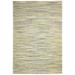 Gold Silk Rug 5 X 8 Modern Hand Woven Bohemian Striped Room Size Carpet