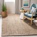 SAFAVIEH Natural Fiber Christabella Solid Jute Area Rug Grey 6 x 9