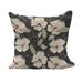 Floral Fluffy Throw Pillow Cushion Cover Poppy Flowers Vintage with Abstract Floral Arrangement Nature Blossom Decorative Square Accent Pillow Case 26 x 26 Tan Charcoal Grey Red by Ambesonne