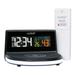 La Crosse Wireless 5W Charging Station Black LCD Alarm Clock with Temp 617-84947-Int