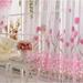 Dtydtpe Curtains Curtains & Drapes Tulle Curtain Sheer Drape Scarf Door Floral 1Pc Window Panel Home Decor