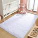 Homore Cute Fluffy Carpet Soft Washable Area Rugs for Kids Girls Bedroom/Nursery Room/ Living Room Decoration 3 x 5 White