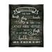 Stupell Industries Rustic Bathroom Rules Sign Good Hygiene List Jet Black Framed Floating Canvas Wall Art 24x30 by CAD