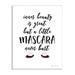 Stupell Industries A Little Mascara Never Hurt Phrase Glam Lashes 13 x 19 Design by Stephanie Workman Marrott