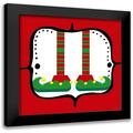 Allen Kimberly 15x15 Black Modern Framed Museum Art Print Titled - Elf Feet 3