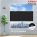 Keego Free Moving Cordless Cellular Shades Window Blinds Size and Color Customizable Black 100% Semi Blackout 22 w x 56 h