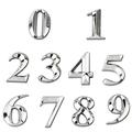 Dream Lifestyle Plated House Door Plaque Address Number Digit Figure Plate Sign Hotel Home Decor