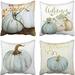 Tarmeek Fall Decorations for Home - Thanksgiving Set of 4 Pillow Case Decoration Home Harvest Festival Decor Creative Pillow Cover Thanksgiving Decor Christmas Decor Indoor