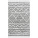 SAFAVIEH Pro Lux Shag Collection PLX436F Grey / Ivory Rug