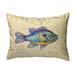 Betsy Drake NC1380 16 x 20 in. Pumpkinseed Fish No Cord Pillow