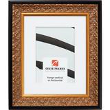 Craig Frames Furio 14x18 inch Picture Frame Matted for a 10x13 Photo Gold and Black