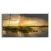 Epic Art Salt Flats of San Bernard at Sunset by Grace Fine Arts Photography Acrylic Glass Wall Art 24 x12