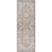 Hauteloom Maribojoc Hallway Kitchen Machine Washable Runner Rug - Gray - 2 7 x 7 3