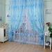 Walbest Floral Tulle Voile Door Window Curtain Drape Panel Sheer Scarf Valances Divider
